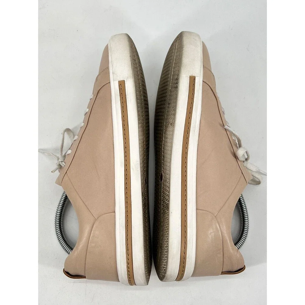 Unstructured by Clarks Womens Size 9 Un Maui Lace Blush Leather Sneakers